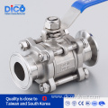 Clamp End CF8/CF8M 3PC Floating Ball Valve